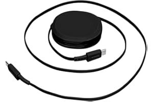 オウルテック 片引き巻取り式 USB Type-C to Cケーブル 90cm PD60W データ通信対応 温度センサー搭載 katamaki 巻き取り Type-Cケーブル iPhone 17 シリーズ / 16 シリーズ /15 シリーズ/スマートフォン/タブレット対応 ブラック OEC-CBKRPCC90-BK