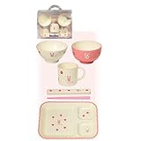 ミキハウス(MIKIHOUSE) 食器セット 出産祝い 入園祝い ギフト好適品 ピンク(08)