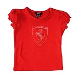 Ferrari-of-New-England SHIRT ベビー・ガールズ カラー: レッド