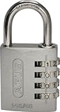 [T-4957679]ＡＢＵＳ　ナンバー可変式ステンレスシャックル南京錠　１４５ＩＢ－４０　シルバー 145IB40SI