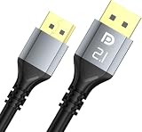 SZSL 16K Displayport ケーブル DP 2.1 規格 超高速耐久 ケーブル サポート16K@60Hz / 8K@144Hz / 60Hz / 4K@144Hz/120Hz / 2K@240Hz/120Hz, DP to DP 最大 80Gbpsハイスピード映像・音声同期出力 対応 PC テレビ HDR ASUS/Dell/Acer (3m)