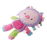 MagiDeal幼児ベビーキッズ教育柔軟性向上Soft Plush Toy Gifts Rattles BBデバイスにAppease人形Pig