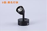 充電式ledスポットライトナイトマーケットワインカウンターディスプレイカウンターランプ小さなスポットLEDランプZA1110449 lo12 ( Color : Black White light ,
