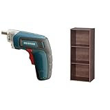 『電動ドライバー 充電式 RD110-G グリーン』と『カラーボックス3段 幅41.5×奥行29×高さ101.5cm ブラウンA4サイズ収納 CX-3F』のセット