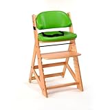 Keekaroo Height Right Kids High Chair with Comfort Cushions, Natural/Lime by Keekaroo [並行輸入品]