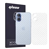 For iPhone 17 背面フィルム 【2枚】 + カメラフィルム 【2枚】 炭素繊維フィルム カーボンスキンシール 気泡ゼロ 指紋防止 バックフィルム 極薄 AnnTec