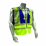 Smith & Wesson SVMP021-2X/4X Split Tape Law Enforcement Safety Vest, Police Blue by Smith & Wesson