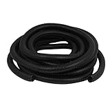 XDiscount　コルゲートチューブ　25mmx20mm　コードプロテクター　ワイヤーホースカバー　6.6m