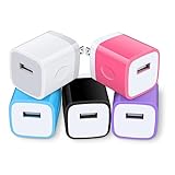 USB充電器 USB電源アダプター (1USBポート 1.1A 軽量でコンパクト 5個セット） Ailkin usbアダプター アイホン 16充電器 スマホ 充電器 usbコンセント 充電アダプター ac充電器 ipad 充電器 急速充電 iPhone 16/15/14/13/12/11シリーズ Galaxy LG Xperia IQOSその他Android各種対応 (5色)