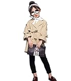 (チェリーレッド) CherryRed 子供服 子供コート キッズコート アウター トレンチコート 防風 保温 可愛い 110 カーキ