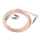 LINSOUL TRIPOWIN Karenイヤホン用ケーブル 2.5mm/3.5mm/4.4mm金メッキプラグとQDC端子/MMCX端子/0.78mm2pinコネクタの組み合わせ (0.78mm2pin端子, 4.4mmプラグ)