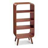 曲げ木のチェスト ダークブラウン タイプ:Ａ／オープン