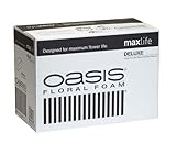 Oasis Deluxe Floral Foam Bricks - Case of 48 - Maxlife Floral Foam - Wet Floral Foam Bricks for Flow