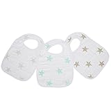 エイデンアンドアネイ ADEN+ANAIS よだれかけ スナップビブ 3枚セット スターダスト（7115） スタイ ベビー [並行輸入品]