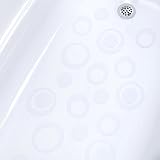 新しいClear Oval Bathtub Bath Tub Treads非スリップアップリケステッカーバスルームマット