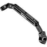 Kaedear(カエディア) バイク クランプバー マルチバー マウント ハンドルブレース ダブルウィッシュバー KDR-HB4 (ブラック)