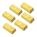 Housoutil 6個金バー型マグネットシール 冷蔵庫 ホワイトボード用デコレーシ
