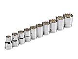 TEKTON 1205 1/2-Inch Drive Socket Set, 3/8-Inch - 15/16-Inch, Inch, Cr-V, 10-Sockets [並行輸入品]