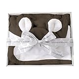 リトルジラフ Little Giraffe おくるみ バスラップ 【正規代理店輸入】 Luxe フードタオル(チョコ)/BOX入りlg0007-03B