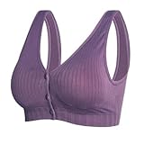 [Kaolee] 前開き マタニティ ブラジャー 授乳用 ハーフトップ レディース 授乳ブラ マタニティブラ 授乳 産前産後 マタニティブラジャー ブラ 下着 大きいサイズ ノンワイヤー フロントボタン 妊娠 インナー パッド 綿