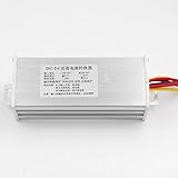 Newone DC-DCコンバーター 60V/72V/84V/96V降圧12V 20A 240W 電圧PSU レギュレータモジュール 降圧モジュール直流変圧器 (72V(30-90V)転12V 20A