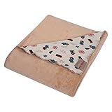 Trend Lab Paddington Bear Minky Knit Velvet Baby Blanket, Brown by Trend Lab [並行輸入品]
