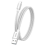 USB Type C ケーブル 1m【POTRRCIUSUER】 USB-A to USB-C 10Gbps高速データ転送 USB3.1 Gen2 ケーブル 60W/3A急速充電 ルスマートフォン、タブレット、ノートパソコンのタイプｃ機種に対応 シルバー