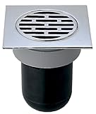 SANEI 【バス排水口用ワントラップ】 角型 一辺100mm H511-75X100