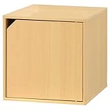 ottostyle.jp 組み合わせ自由 キューブボックス 【扉付き/ホワイト（白）】 横幅34.5cm レイアウト自在 カラーボックス オープンラック 収納