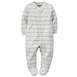 カーターズ Carter's ロンパース カバーオール 長袖 足つき 男の子 綿100% Cotton Zip-Up Sleep & Play 9M (67-72cm) [並行輸入品]