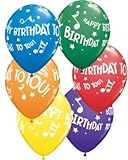 Happy Birthday Musical Notes balloons (6) by Qualatex