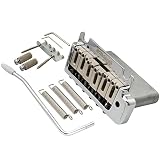 Wilkinson WOV08 ピッチ10.5mm STトレモロユニット2点支持 トレモロブリッジ American Standard/Professional Fender ストラトエレキギター用、クローム