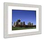 AshleyフレームプリントDowntown St Louis Under Theアーチ、壁アートホーム装飾、ag6544066 34" x 40", Silver Frame 6544066-AFP