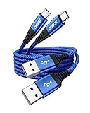 USB Type C ケーブル 1M 2本セット タイプC ケ ーブル 3A急速充電 USBケー ブル 高速データ転送 USB C ケー ブル 超高耐久iPhone 17 充電 ケーブ ル iPhone 17/16/15/Pro Max/Plus, Samsung Galaxy S23,Type-C機種対応