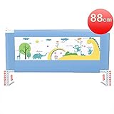 ZR- ベッドフェンスベビーアンチ秋\保護柵子ども大きなベッド垂直持ち上げベッドガードレール150\180\200cm (色 : Dark blue-150cm)