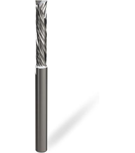 Amazon.co.jp: RG 1枚刃 φ6超硬エンドミル D6 アルミ、樹脂、木工