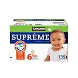 3卸売ロットKirkland Signature Supremeおむつサイズ6 , 405おむつ合計
