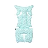 Fortem　ベビーカーシート 　ベビーカークッション　ヘッドサポーター　コットン　厚手　ソフト　快適　通気性　四季通用　縞模様タイプ　