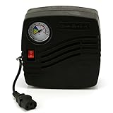 エアコンプレッサー電動バイクポンプタイヤインフレータ150PSI圧力計付きポータブル電気自転車ポンプ