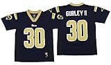 Outerstuff NFL Youth Los Angeles Ramsトッド・ガーリー# 30ジャージー、ブルー Large (14-16) ブルー