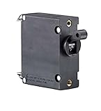 Ancor 551530 Marine Grade Electrical Magnetic Single Pole AC/DC Circuit Breaker (30-Amp, Black) [並行輸