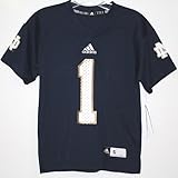 NCAA adidas Notre Dame Fighting Irish # 1レプリカYouth Football Jersey – ネイビーブルー ブルー