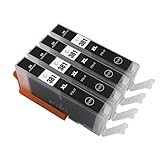 BCI-381XL キヤノン用 互換 インクカートリッジ ブラック BCI-381XLBK×4 大容量 残量表示 個包装 対応機種：PIXUS TR8630a TR703a TR8630 他【YUBOYA】