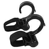 ゴシレ Gosear 2個 360°回転可能クリップ ベビーカー 荷物フック 用フック 荷物フック