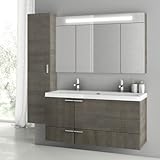 Nameeks ans206 ACF 47 "壁マウントVanity Set with木製キャビネット、セラミック上部Wi、 ACF ANS206-637509932565