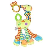 Plush幼児赤ちゃん開発ソフトキリン動物Handbells RattlesハンドルおもちゃベビーRattle幼児Rattles