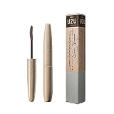 UZU モテマスカラ [ブラウン] まつげ美容液マスカラ 耐水性 お湯オフ グルテンフリー ノンシリコン 合成着色料フリー 人工香料フリー