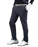 [nStinger] 接触冷感 ゴルフパンツ メンズ ストレッチ クール ゴルフウェア 1-チャコール Mサイズ