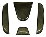 BATBERRY ドーミングエンブレム ホンダ メタリックブラック アクティトラック HA8/HA9 エンブレム フロント用 メタリックカラー 1個