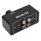 ミニフォノターンテーブルプリアンプ、RCA3.5mm入力からRCA3.5mm出力へのステレオオーディオステレオ蓄音機プリアンプ、レコードプレーヤー用の低ノイズボリュームコントローラーヘッドフォンアンプ